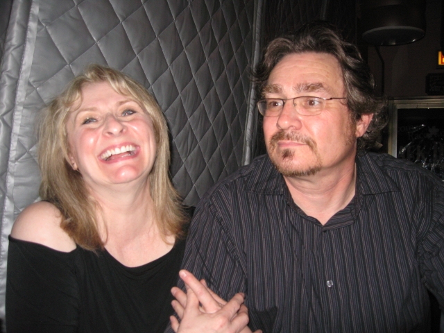 David and Susan OBanion at Scoots Bar  Friday evening